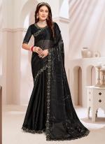 Jimmy Choo Black Wedding Wear Hand Work Saree